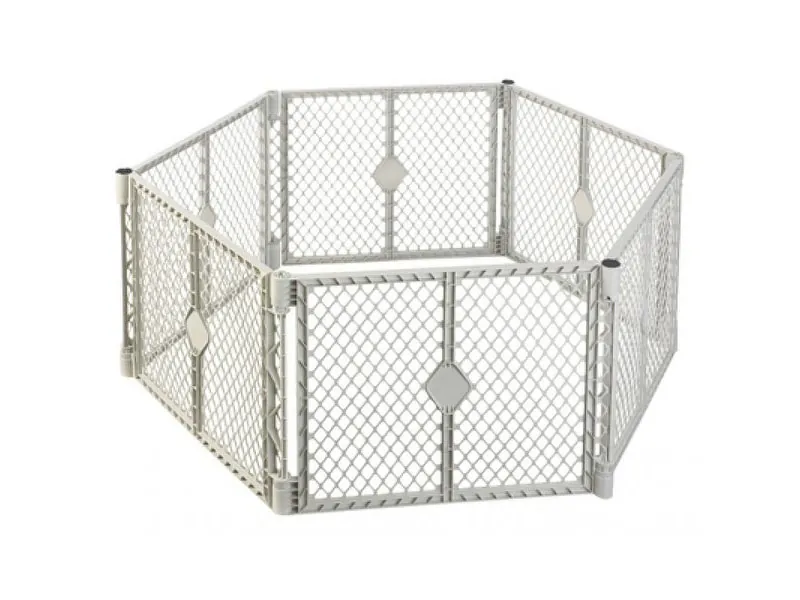 Six-panel play yard